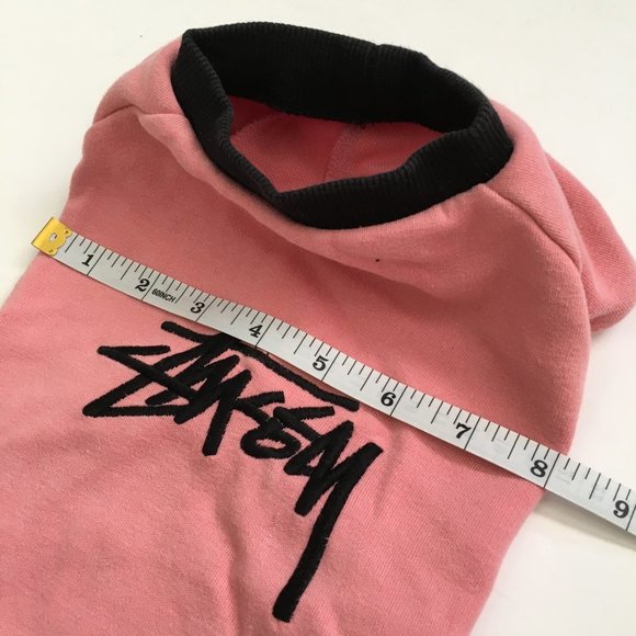 Dog Clothes Peach/Pink Black Sweat Shirt Size Medium - Picture 4 of 7
